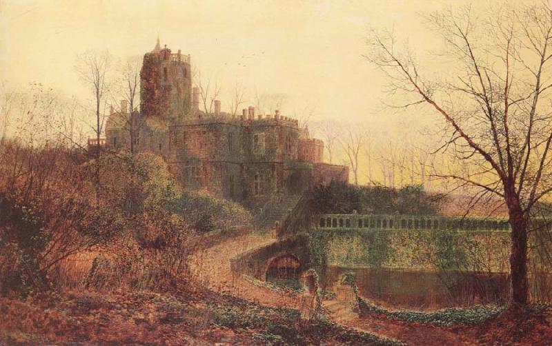 Atkinson Grimshaw The Deserted House oil painting image